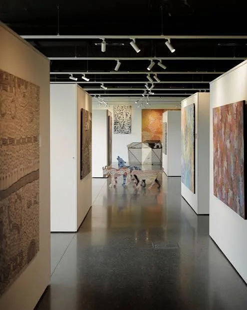 Artworks displayed throughout Hubert Gallery of Art