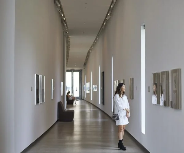 Light-filled gallery at TarraWarra Museum of Art